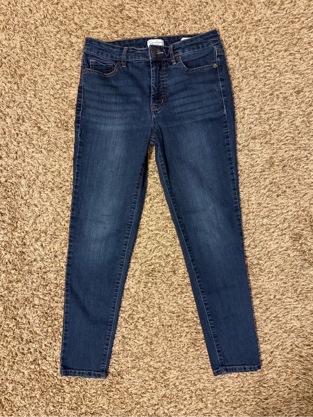 Jessica Simpson Dark Blue High Rise Skinny Jeans